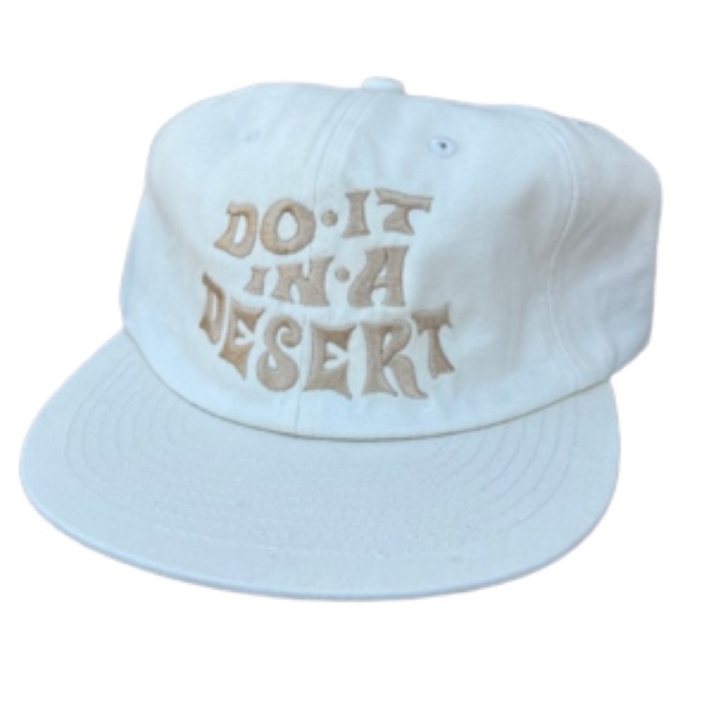 Marfa Spirit Co. Cream Cap with Tan Desert Embroidery